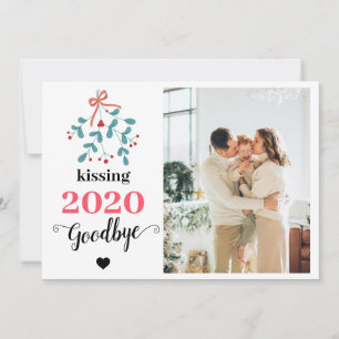 Red Mistletoe Kiss Adieu à 2020 Do-over Funny