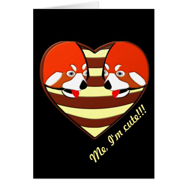 Red Panda Coeur d'amour (Devant)