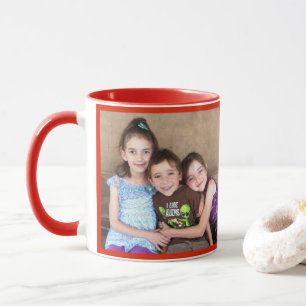Red Personnalize MODÈLE PHOTO Gig Coffee Mug
