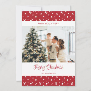 Red Photo New Home Adresse Cartes de fin de année