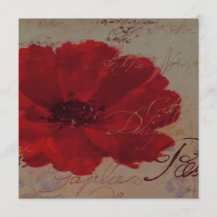 Red Plantes ~ Invitations