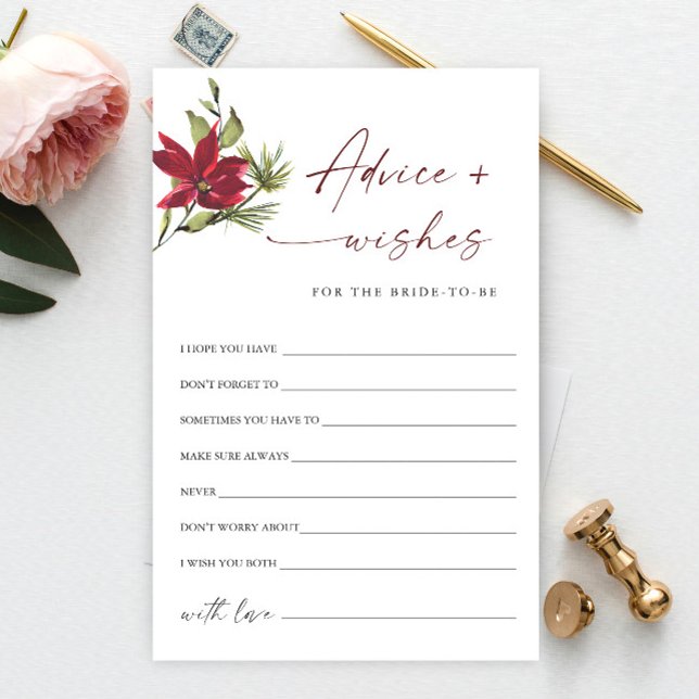 Red Poinsettia nuptiale de Noël Conseils et émotio (Créateur téléchargé)