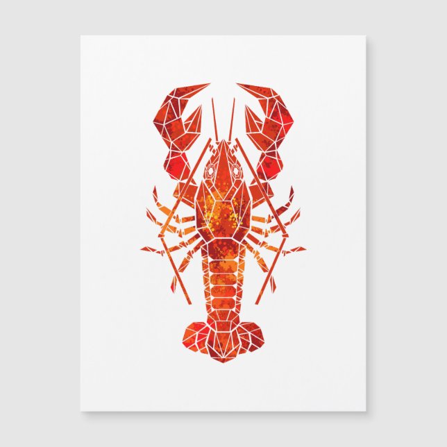 Red polygonal lobster (Devant)