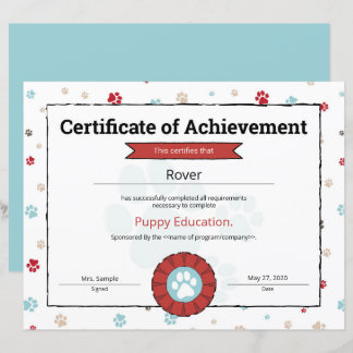 Red Puppy Programme Pet Obedience School Pré Puppy