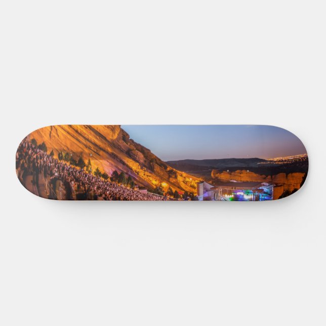 Red Rocks Night Concert Skateboard (Horz)