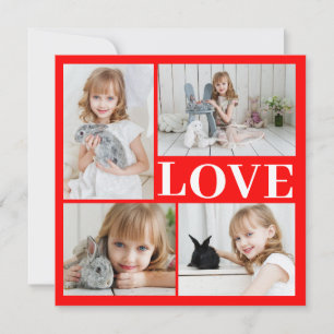 Red Romantic Love Valentine's Day Carte photo