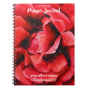 Red Rose Petals Journal de prière
