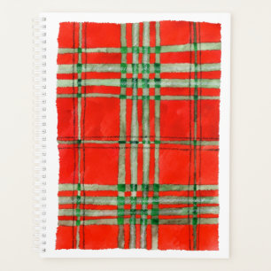 RED SCOTT TARTAN 8,5x11 Planificateur / Calendrier