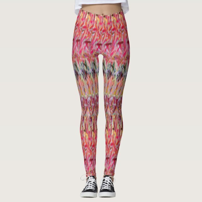 Red Shred Switchback leggings (Devant)