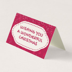 Red Snow Design 25 Pack Cartes de Noël