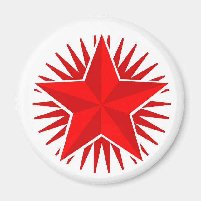 Red Star Magnet (Devant)
