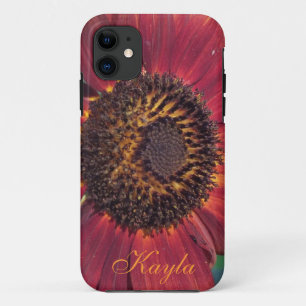 Red Sunflower iPhone 5 Coque *personnaliser*
