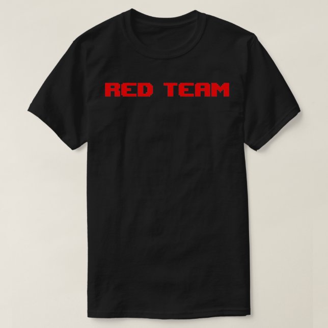 Red Team Cyber Security TShirt (Design devant)