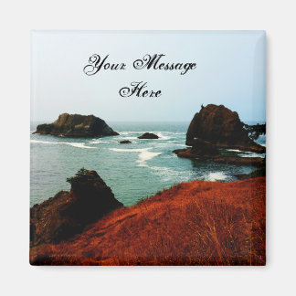 Red Thunder Rock Cove Magnet