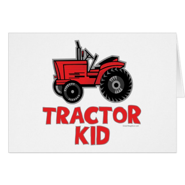 Red Tractor Kid (Devant horizontal)