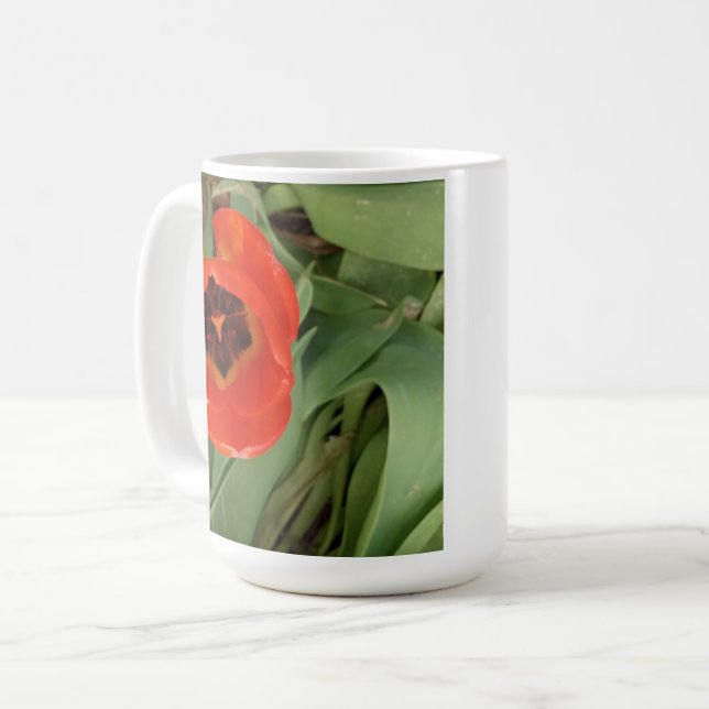 Red Tulip Coffee Mug (Devant gauche)