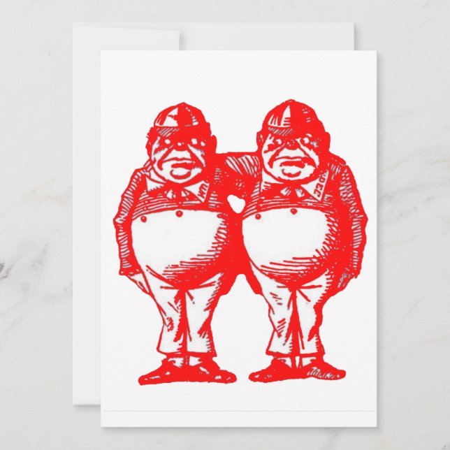 Red Tweedle Dee & Tweedle Dum (Devant)