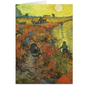 Red Vineyard by Vincent van Gogh, Vintage Fine Art