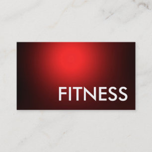 Red White Professional Fitness Carte de visite