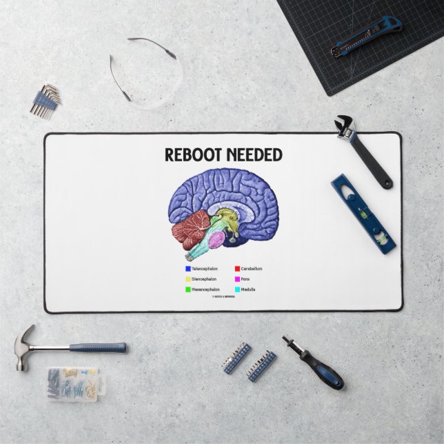 Redémarrer l'Humour Geek d'anatomie cérébrale néce (Poste de travail)