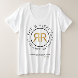 Rédemption Ranch Whiskeys Logo T-shirt jusqu'à 4x