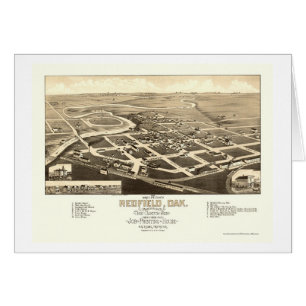 Redfield, carte panoramique d'écart-type - 1883
