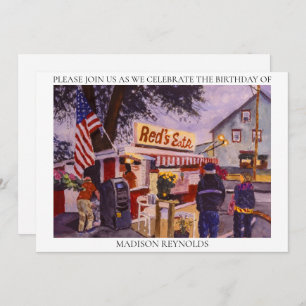 Red's Eats Lobster Shack Anniversaire Invitation