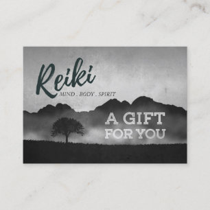 Réduction Carte de certificat-cadeau Reiki Master Yoga Instr