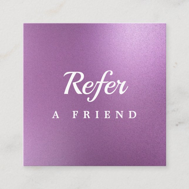 Réduction Carte de parrainage de salon & spa professionnelle (Devant)