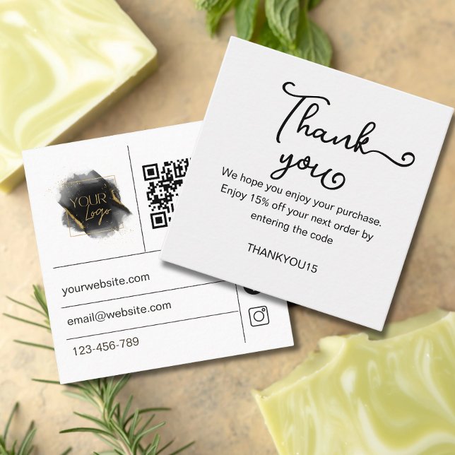 Réduction Carte de remerciement de commande d'entreprise de  (Créateur téléchargé)