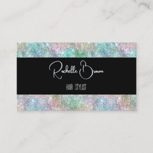 Réduction Parties scintillant holographique et Carte de visi