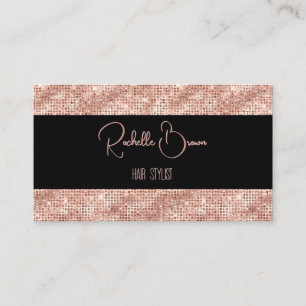Réduction Parties scintillant rose pâle et Carte de visite n