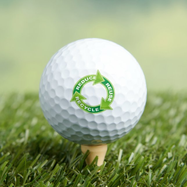 Réduire Réutiliser Recycler Balles de Golf (T-shirt Insitu)