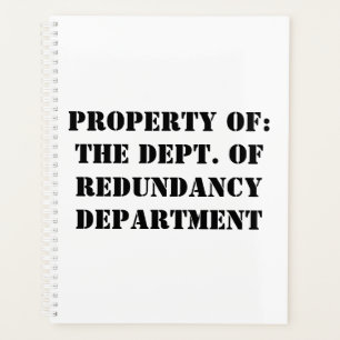 Redundance, propriété Department