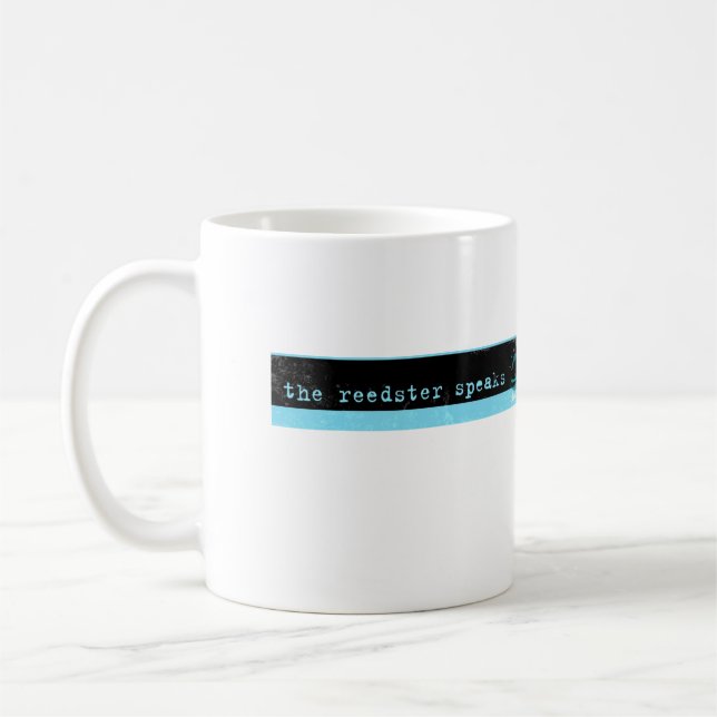 Reedster parle la tasse de logo (Gauche)