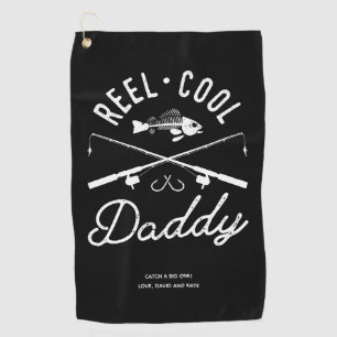 Reel Cool papa serviette de pêche personnalisée