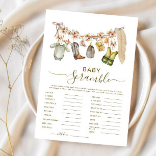 Reel Excité Mot de pêche Scramble Baby Jeu