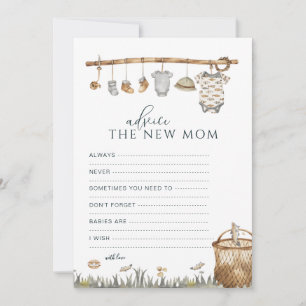 Reel Fun Fishing Advice for the Mom-to-be Card