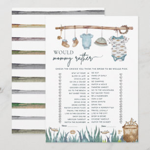 Reel Fun Fishing Voudrait Maman Plutôt Baby shower