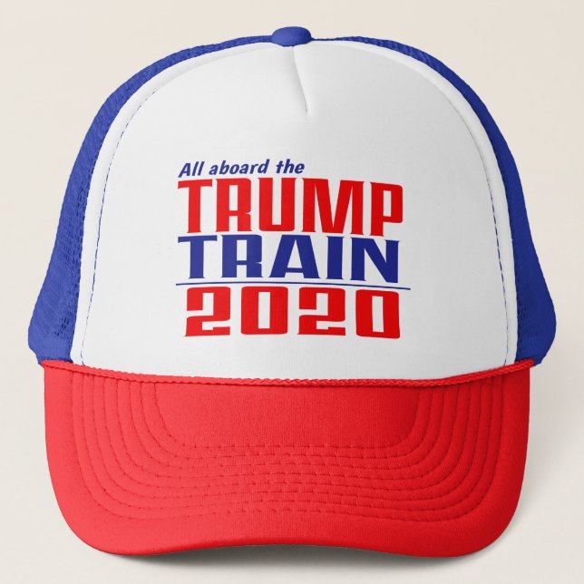 Réélisez l'atout 2020 - casquette de train d'atout (Devant)
