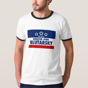 Réélisez le T-shirt de campagne du sénateur Joh