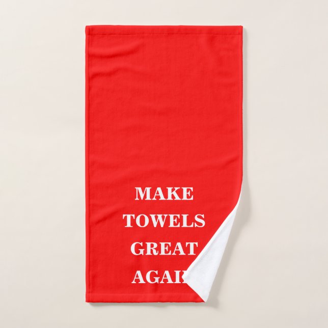 Refaire la grandeur des serviettes  (Serviette à main)