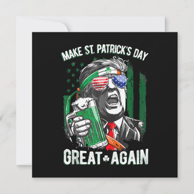 Refaire la Saint-Patrick Encore Mieux Drôle Trump (Devant)
