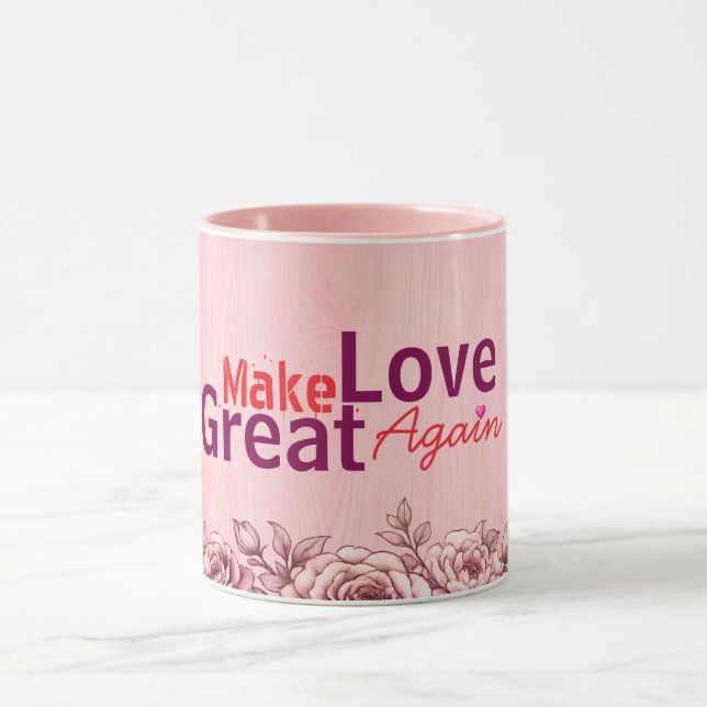 Refaire l'Amour Grande Again Mugs & Tasses de la S (Centre)