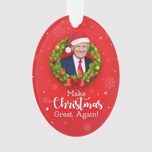 Refaire Noël plus grand Trump MAGA cadeau drôle (devant)
