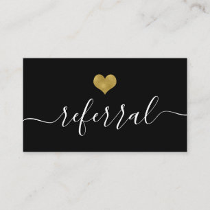 Référez un Carte de visite de salon ami