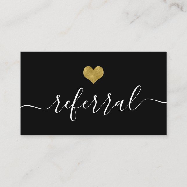 Référez un Carte de visite de salon ami (Devant)