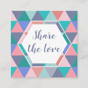 Référez-vous une carte de triangle de client de