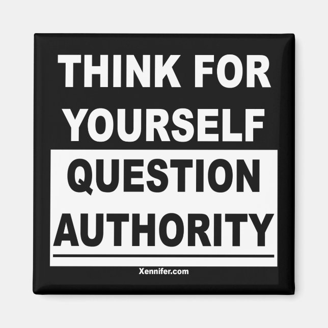 Réfléchissez à votre aimant (Devant)