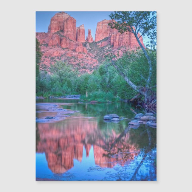 Réflections de Cathedral rock, Sedona, Arizona (Devant)